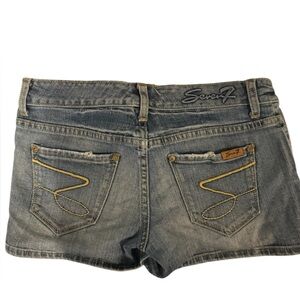 Seven7 Women's Faded Blue Jean Shorts26